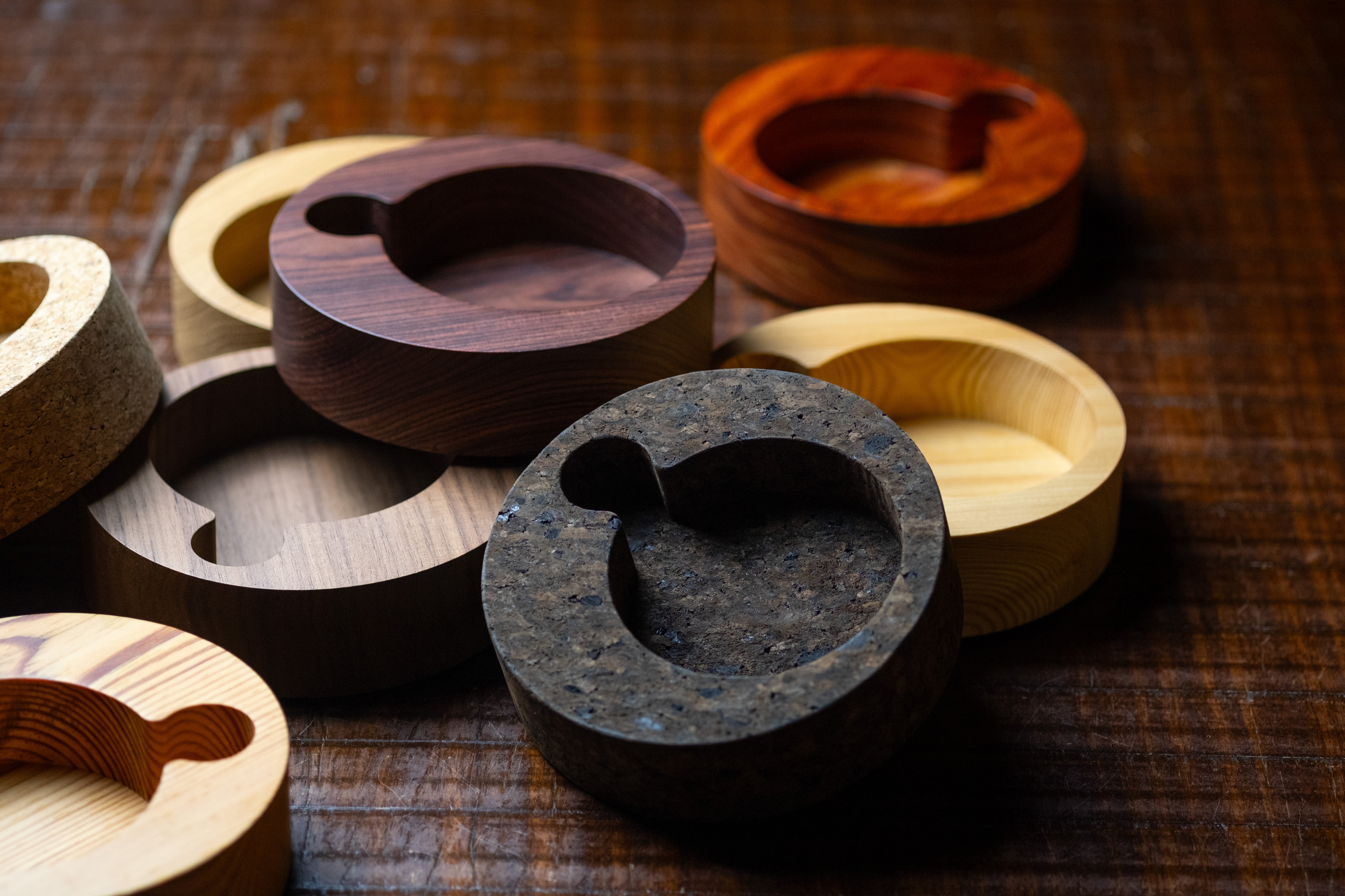 vários conjuntos de cepas